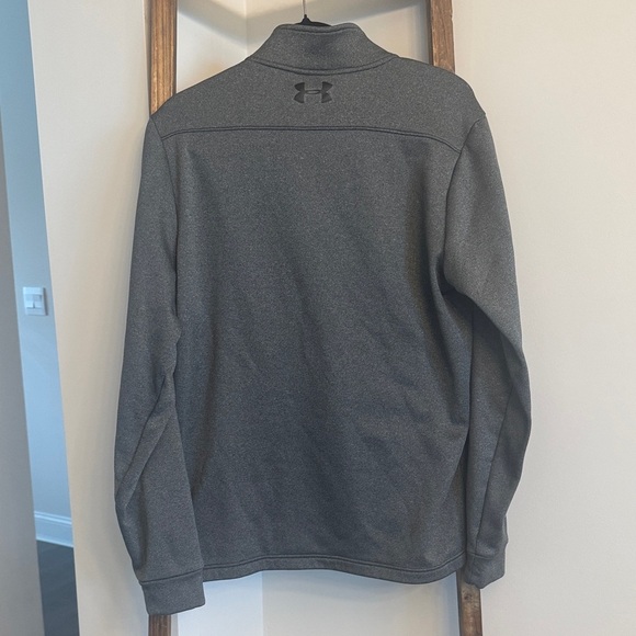 Under Armour Charcoal Quarter-Zip Pullover - Picture 4 of 4
